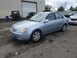 Salvage cars for sale at Woodburn, OR auction: 2005 KIA Spectra LX