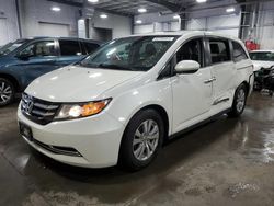 Salvage cars for sale from Copart Ham Lake, MN: 2015 Honda Odyssey EXL