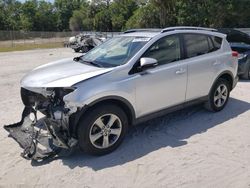Salvage cars for sale from Copart Fort Pierce, FL: 2015 Toyota Rav4 XLE