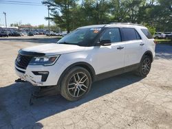 Vehiculos salvage en venta de Copart Lexington, KY: 2018 Ford Explorer Sport