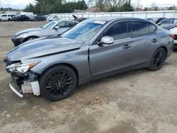 Salvage cars for sale at Finksburg, MD auction: 2014 Infiniti Q50 Base