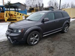 Salvage cars for sale at Anchorage, AK auction: 2016 Dodge Journey Crossroad