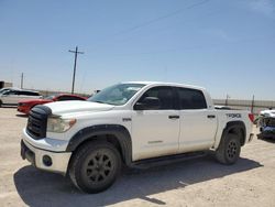 Salvage cars for sale from Copart Andrews, TX: 2012 Toyota Tundra Crewmax SR5