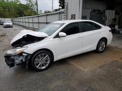 Salvage cars for sale at Savannah, GA auction: 2016 Toyota Camry LE