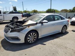 Salvage cars for sale from Copart Miami, FL: 2015 Hyundai Sonata Sport