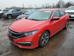 Flood-damaged cars for sale at auction: 2021 Honda Civic LX