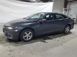 Salvage cars for sale at North Billerica, MA auction: 2018 Chevrolet Malibu LS