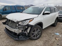 Toyota Highlander salvage cars for sale: 2019 Toyota Highlander SE