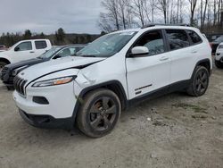 Salvage cars for sale from Copart Candia, NH: 2016 Jeep Cherokee Latitude