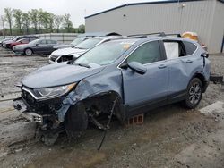 Salvage cars for sale at Spartanburg, SC auction: 2022 Honda CR-V EX