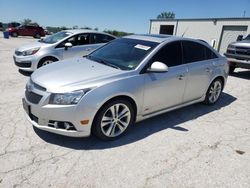 Salvage cars for sale at Kansas City, KS auction: 2014 Chevrolet Cruze LTZ