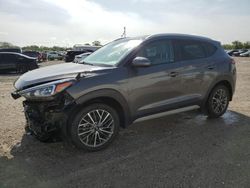 Salvage cars for sale at Wichita, KS auction: 2020 Hyundai Tucson Limited