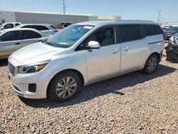 Salvage cars for sale from Copart Phoenix, AZ: 2017 KIA Sedona LX