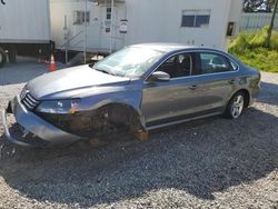 Salvage cars for sale from Copart Fairburn, GA: 2013 Volkswagen Passat SE