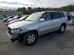 Salvage cars for sale at Exeter, RI auction: 2003 Toyota Highlander Limited