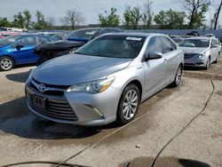 Salvage cars for sale at Bridgeton, MO auction: 2016 Toyota Camry Hybrid