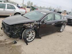 Salvage cars for sale at Pekin, IL auction: 2010 Nissan Maxima S