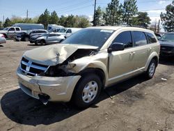 Salvage cars for sale from Copart Denver, CO: 2010 Dodge Journey SE