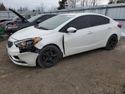 Salvage cars for sale from Copart Bowmanville, ON: 2015 KIA Forte EX