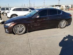 Infiniti Q50 Luxe Vehiculos salvage en venta: 2018 Infiniti Q50 Luxe