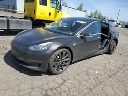 Salvage cars for sale at Portland, OR auction: 2020 Tesla Model 3