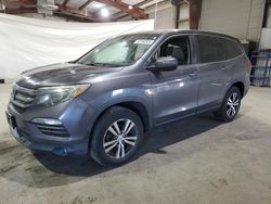 Salvage cars for sale at North Billerica, MA auction: 2016 Honda Pilot EXL