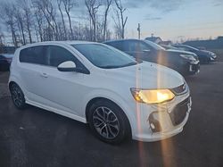 Salvage cars for sale at Moncton, NB auction: 2017 Chevrolet Sonic LT