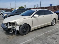 Salvage cars for sale from Copart Wilmington, CA: 2015 Lincoln MKZ Hybrid