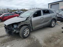 Salvage cars for sale at Duryea, PA auction: 2018 KIA Sorento LX