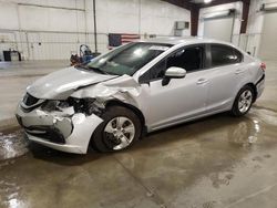 Salvage cars for sale at Avon, MN auction: 2014 Honda Civic LX