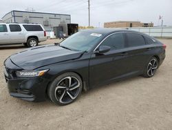 Salvage cars for sale from Copart Bismarck, ND: 2018 Honda Accord Sport