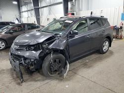 Salvage cars for sale at Ham Lake, MN auction: 2015 Toyota Rav4 LE