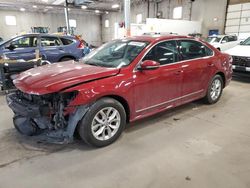 Salvage cars for sale at Blaine, MN auction: 2017 Volkswagen Passat S