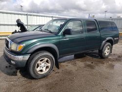 Salvage cars for sale from Copart Dyer, IN: 2003 Toyota Tacoma Double Cab