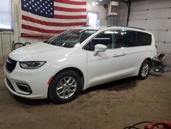 Salvage cars for sale at Lyman, ME auction: 2022 Chrysler Pacifica Touring L
