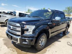 Salvage cars for sale at Bridgeton, MO auction: 2016 Ford F150 Supercrew