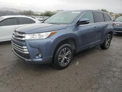 Salvage cars for sale at Las Vegas, NV auction: 2019 Toyota Highlander LE