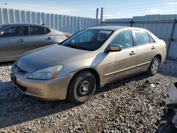 Salvage cars for sale from Copart Columbus, OH: 2003 Honda Accord LX