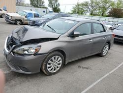 Nissan salvage cars for sale: 2016 Nissan Sentra S