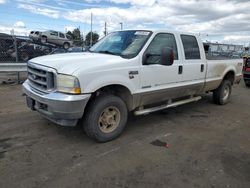 Ford f350 srw Super Duty salvage cars for sale: 2003 Ford F350 SRW Super Duty