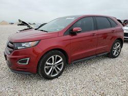 Salvage cars for sale at Temple, TX auction: 2017 Ford Edge Sport