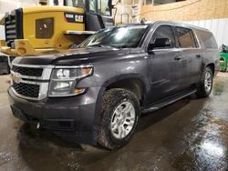 Salvage cars for sale at Anchorage, AK auction: 2018 Chevrolet Suburban K1500 LT