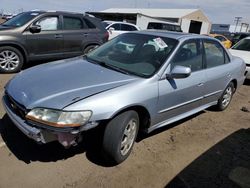 Salvage cars for sale from Copart Brighton, CO: 2002 Honda Accord EX