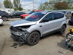 Salvage cars for sale from Copart Moraine, OH: 2018 Ford Escape SE