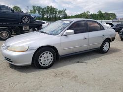 Salvage cars for sale at Spartanburg, SC auction: 2002 Honda Accord LX