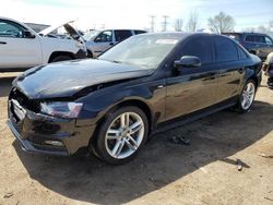 Salvage cars for sale from Copart Elgin, IL: 2016 Audi A4 Premium S-Line