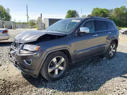 Salvage cars for sale from Copart Mebane, NC: 2015 Jeep Grand Cherokee Overland