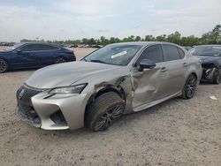 Salvage cars for sale at Houston, TX auction: 2016 Lexus GS-F