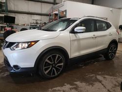 Salvage cars for sale at Bowmanville, ON auction: 2017 Nissan Qashqai S