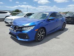 Salvage cars for sale at Orlando, FL auction: 2018 Honda Civic SI